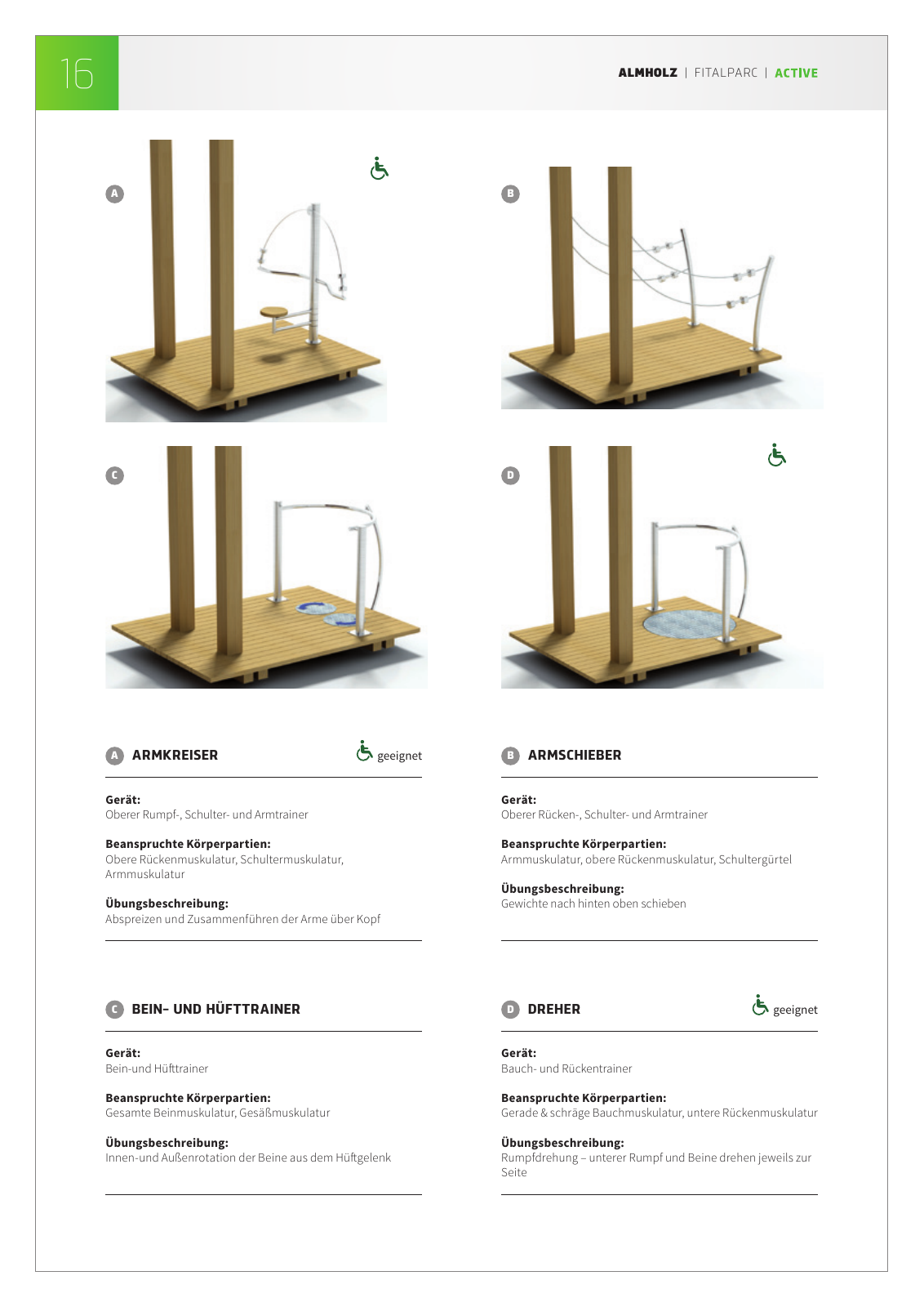 Vorschau Almholz FitalPARC Katalog 2017 Seite 16