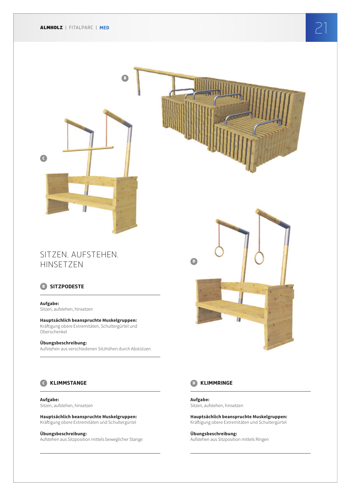 Vorschau Almholz FitalPARC Katalog 2017 Seite 21