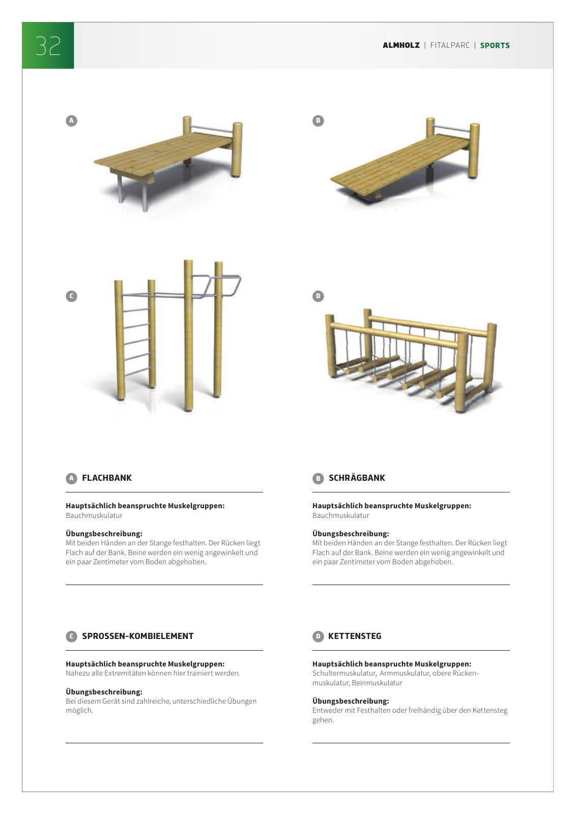 Vorschau Almholz FitalPARC Katalog 2017 Seite 32