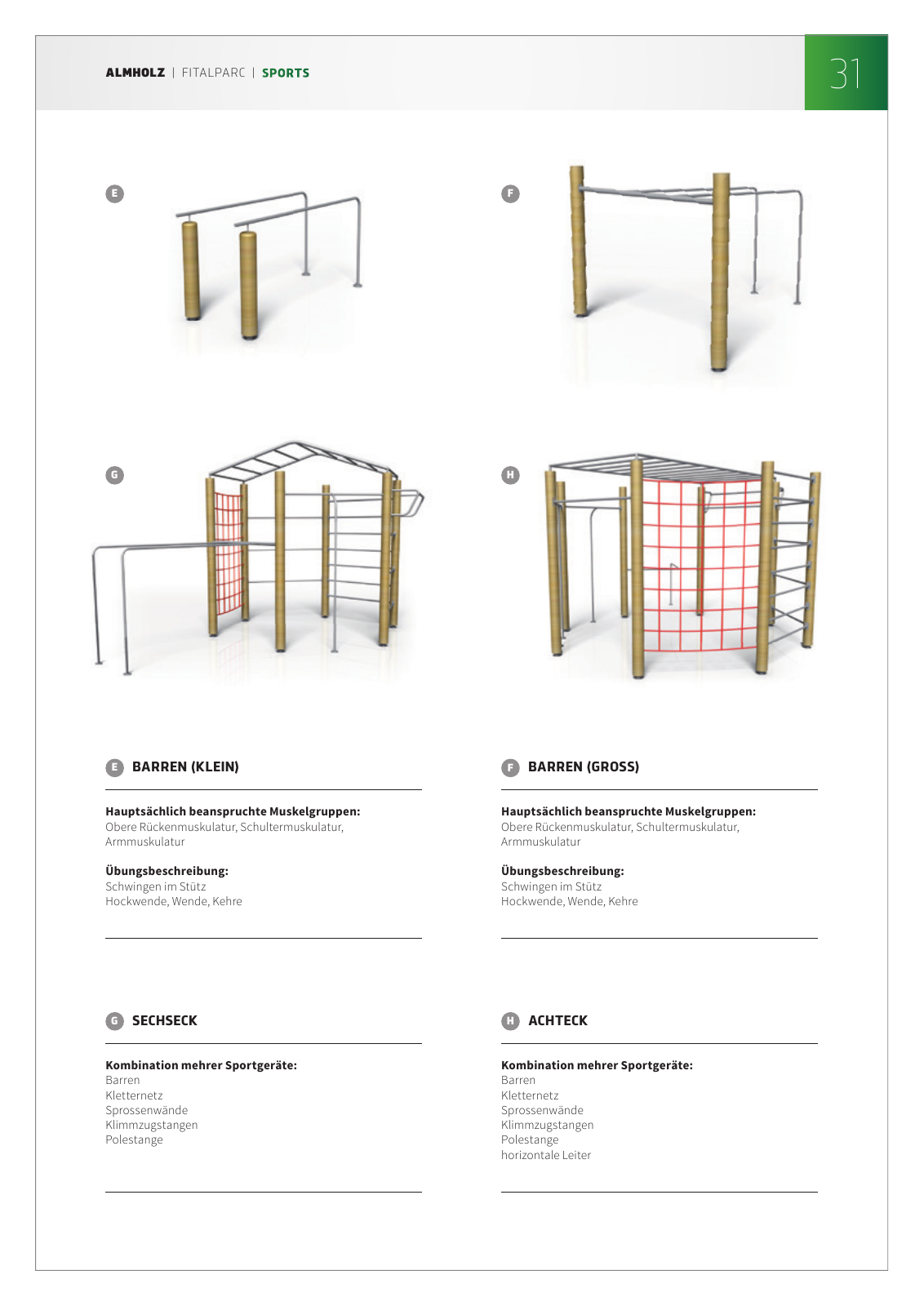 Vorschau Almholz FitalPARC Katalog 2017 Seite 31